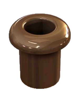 Втулка межстеновая Retrika, керамика, коричневый