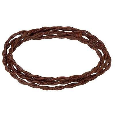 Ретро провод витой термостойкий Salvador шоколад Ретро провод витой термостойкий Salvador шоколад