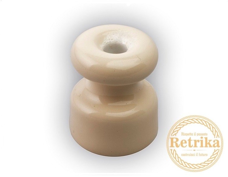 Качественная картинка Изолятор Retrika, керамика, слоновая кость