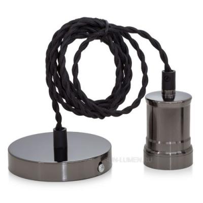 Подвес потолочный Sun Lumen, E27, длина 70, цвет графит (арт. 058-339)