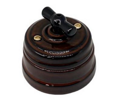 Ретро выключатель Мезонин, фарфор, коллекция Петергоф, петровский гранит