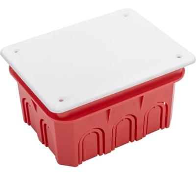 Коробка распределительная Greenel 120х92х70мм для кирпичных стен, скрытый сонтаж, красный