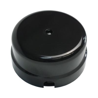 Ретро коробка распределительная Interior Electric, "Basic" 90х43 черная (пластик)