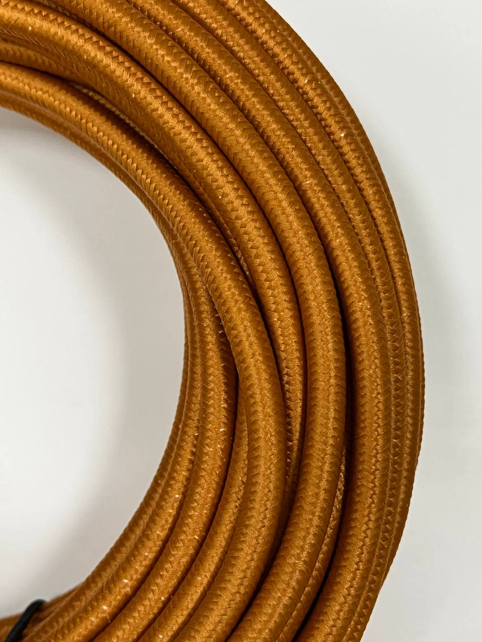 Качественная картинка Ретро провод декоративный круглый Villaris 2x0,75, бронзовый