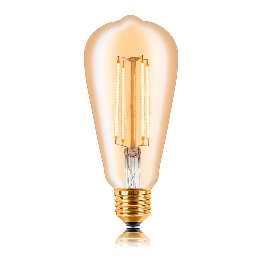 Качественная картинка Лампочка LED Sun Lumen, E27 (60W), золотая, арт. 057-288