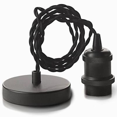 Подвес потолочный Sun Lumen, E27, длина 70, черный (арт. 058-223)