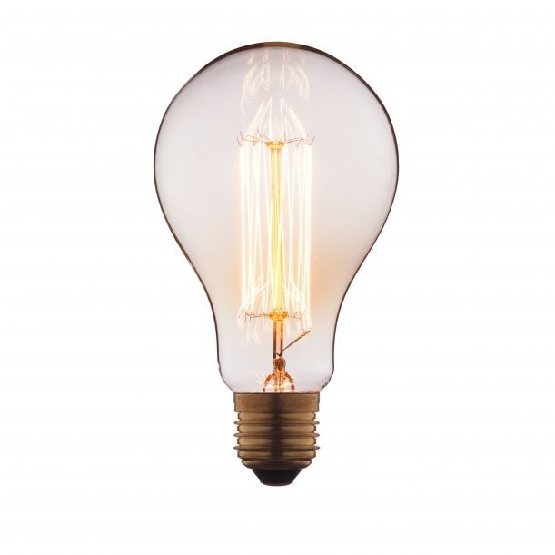 Качественная картинка Лампочка Эдисона Лофт IT, E27, 40W, прозрачная