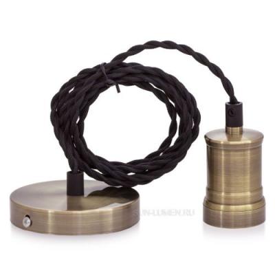 Подвес потолочный Sun Lumen, E27, длина 70, цвет бронза (арт. 058-322)