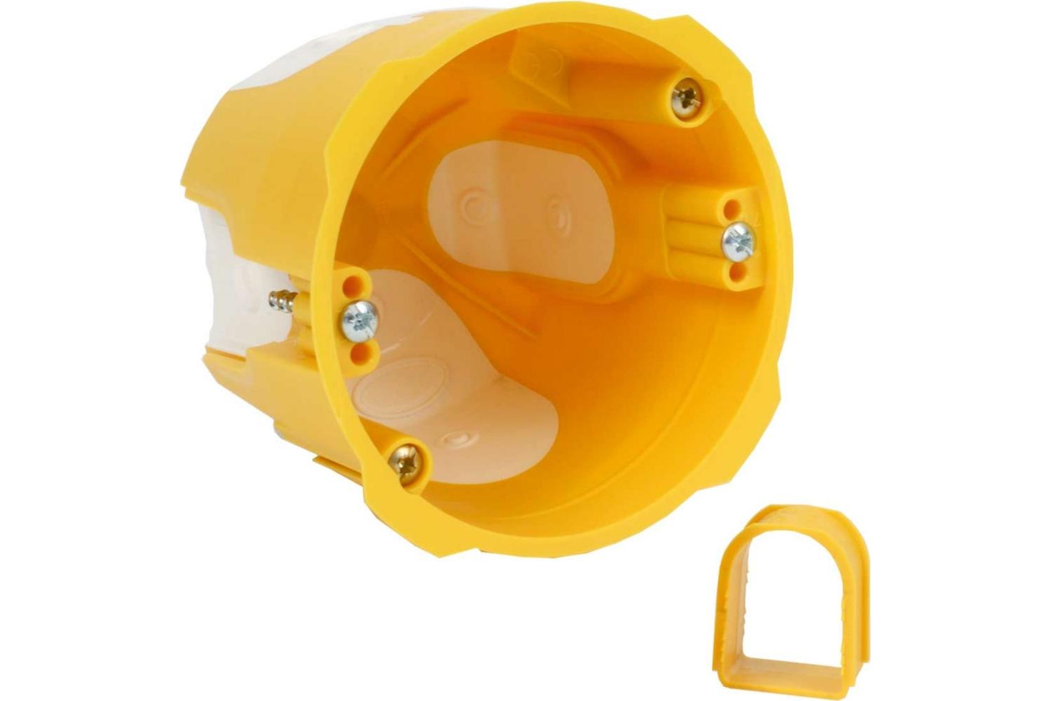 Качественная картинка Kopos 68-70. Одноместный глубокий подрозетник в дерево, герметичный D68х70мм