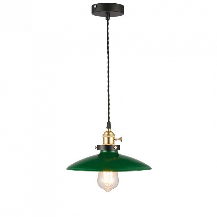 Качественная картинка Светильник Sun Lumen, зеленый, Лофт, (арт. 057-943)