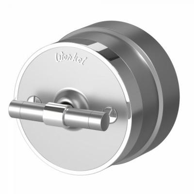 Ретро выключатель Werkel Vintage, пластик, (серебро матовый/хром)