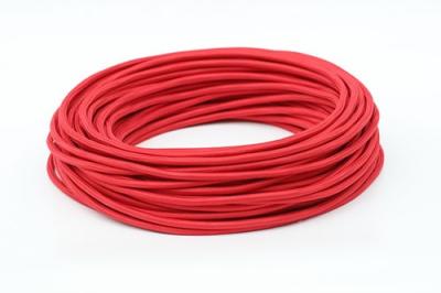 Ретро провод декоративный круглый Interior wire красный
