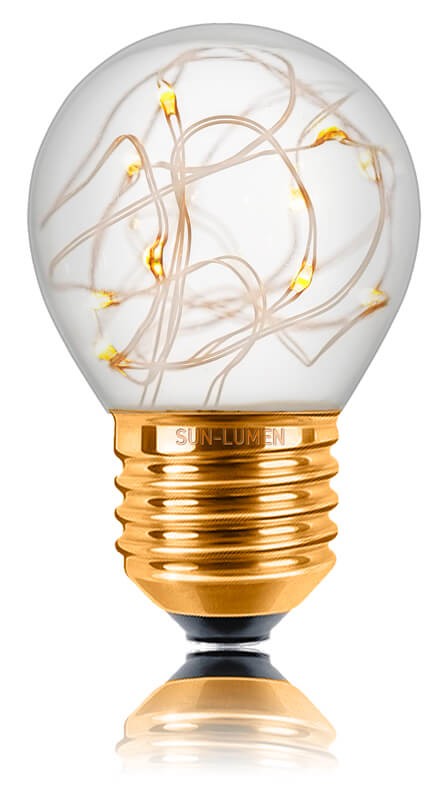 Качественная картинка Лампочка LED Sun Lumen, E27 (1W), прозрачная, арт. 057-226