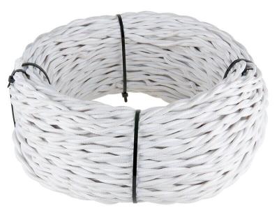 Ретро кабель витой Werkel, белый