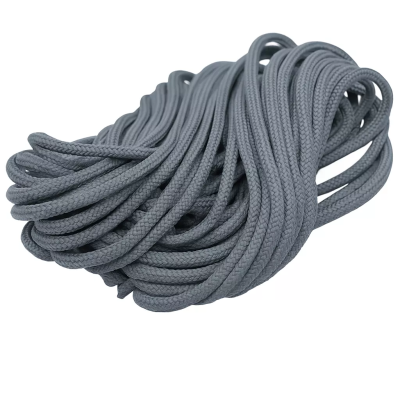 Ретро шнур Мезонин из п/э нити для фиксации проводов на изоляторах, графит