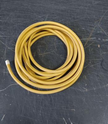 Ретро провод декоративный круглый Interior wire песочное золото, 2х0,75 4 метра