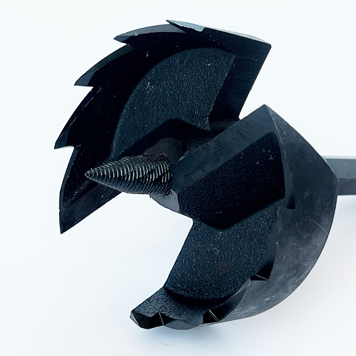 Качественная картинка Самоподающее (винтовое) сверло Форстнера 74 мм по дереву, naBrevno, двухзаходное