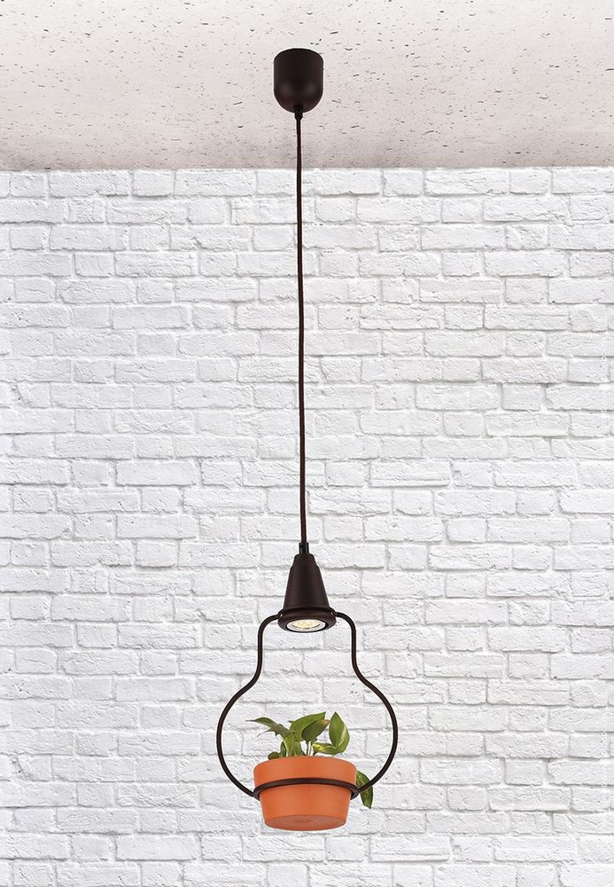 Качественная картинка LOFT IT Подвесные светильники  1xG5.3x5W 220x130 H 1260 Металлическая арматура, цвет - кофейный золо