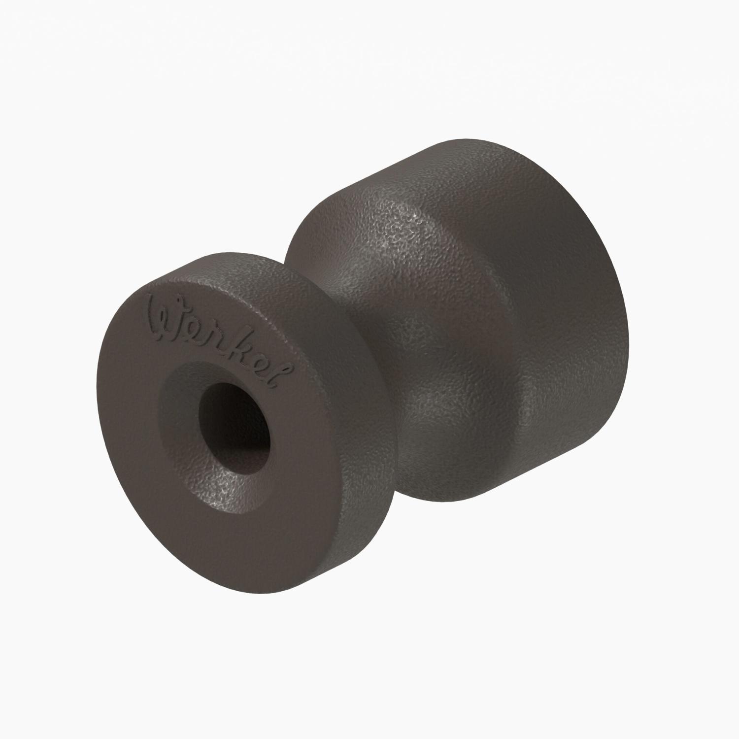 Качественная картинка Комплект изоляторов Werkel пластик 100 шт., мокко матовый Vintage