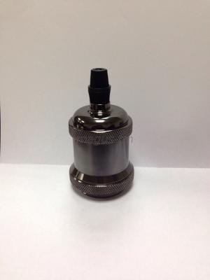 Патрон E27 Interior Electric, латунь, черный