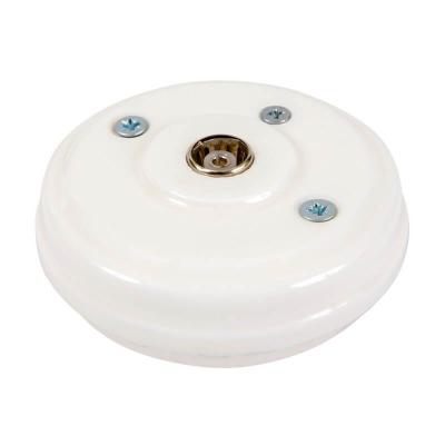 Ретро розетка ТВ Мезонин, коллекция Новая Голландия, фарфор, без подъемной рамки, белый Ретро розетка ТВ Мезонин, коллекция Новая Голландия, фарфор, без подъемной рамки, белый