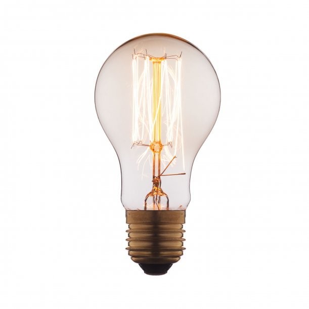 Качественная картинка Лампочка Эдисона Лофт IT Груша, E27, 60W, прозрачная