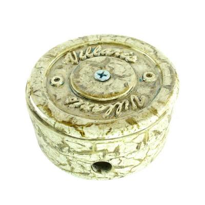 Ретро коробка распределительная Villaris, фарфор, Marble brown