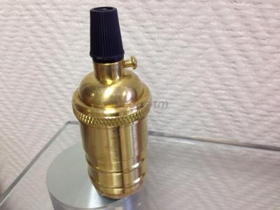 Патрон E27 Interior Electric, латунь, золото