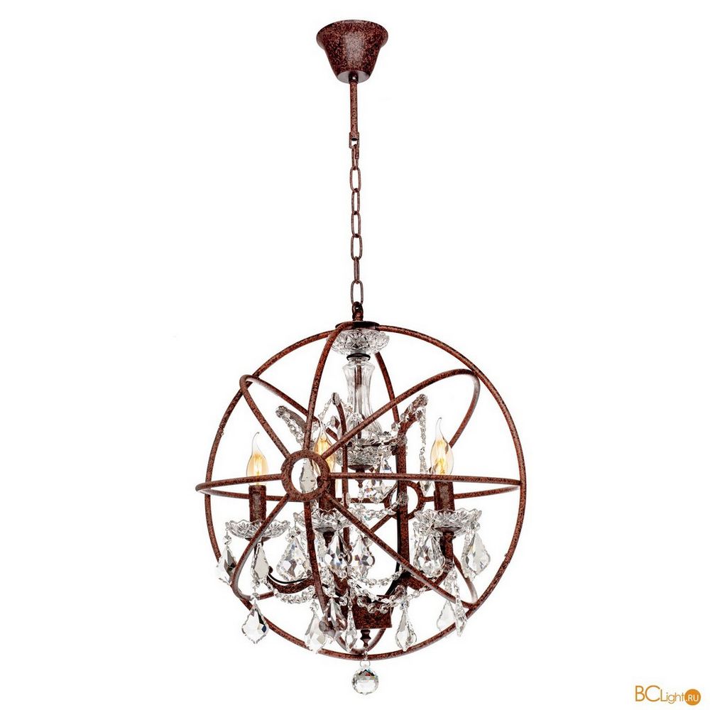 Качественная картинка LOFT IT Люстры Подвесные люстры 6x40 Вт Цоколь E14 D 560 H 600 Металлическая арматура, цвет - состар