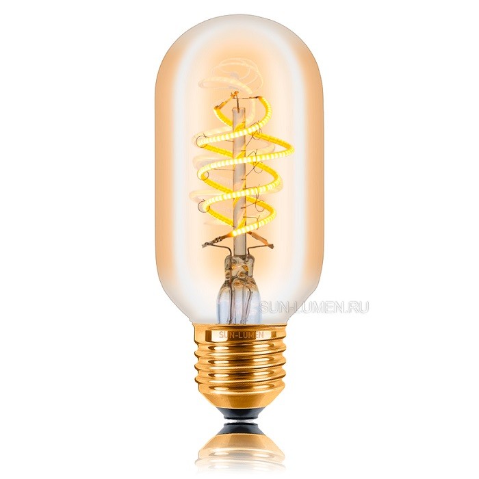 Качественная картинка Лампочка LED Sun Lumen, E27 (60W), золотая, арт. 057-387