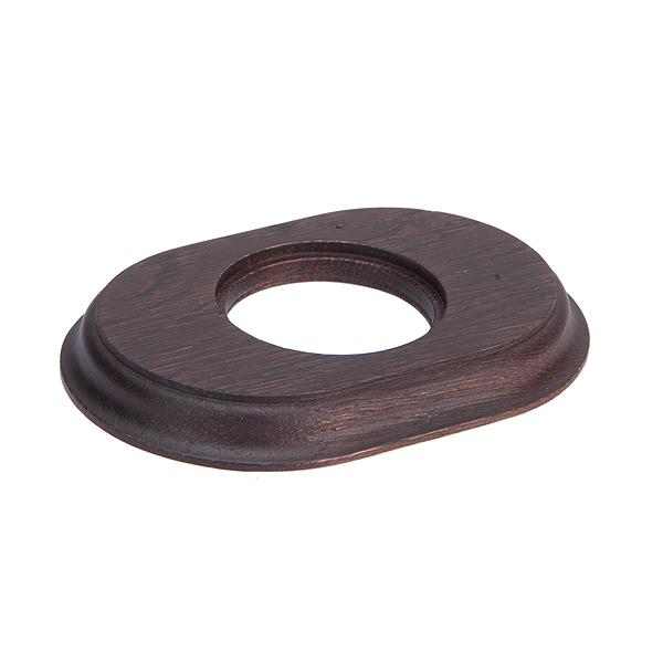 Ретро рамка Salvador, дерево, овальная, внутренний монтаж, венге