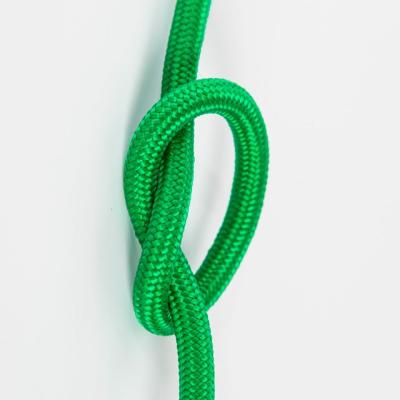 Ретро провод декоративный круглый Villaris 2x0,75, зеленый