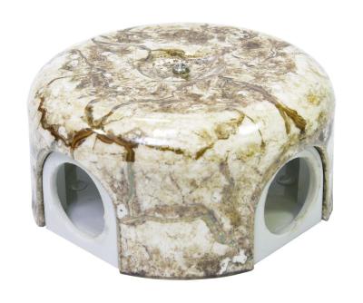 Ретро распределительная коробка Lindas, керамика, мрамор