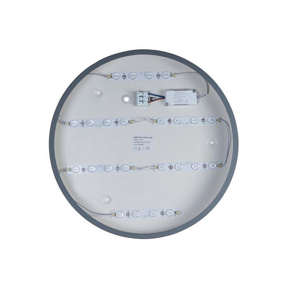 Качественная картинка LOFT IT Потолочный светильники 24 Вт D400*50мм серый пластиковый (арт. 10003/24 Grey)