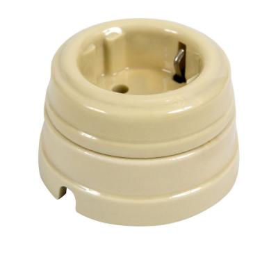 Ретро розетка электрическая Мезонин, коллекция Новая Голландия, фарфор, с подъем. рамкой, слон.кость Ретро розетка электрическая Мезонин, коллекция Новая Голландия, фарфор, с подъем. рамкой, слон.кость