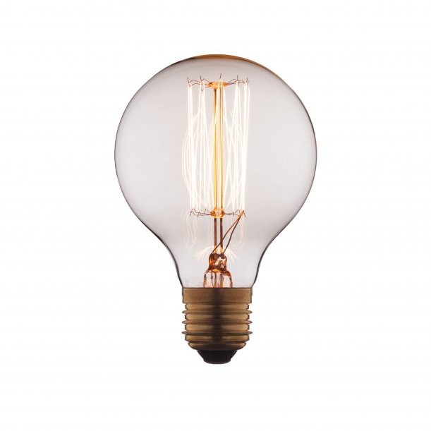 Качественная картинка Лампочка Эдисона Лофт IT Шар, E27, 60W, прозрачная