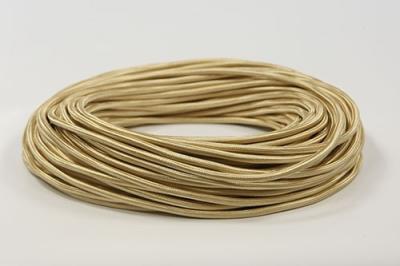 Ретро провод декоративный круглый Interior wire бронзовый шелк