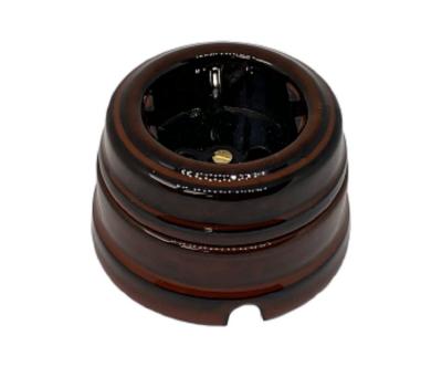 Ретро розетка электрическая Мезонин, коллекция Петергоф, фарфор, петровский гранит Ретро розетка электрическая Мезонин, коллекция Петергоф, фарфор, петровский гранит