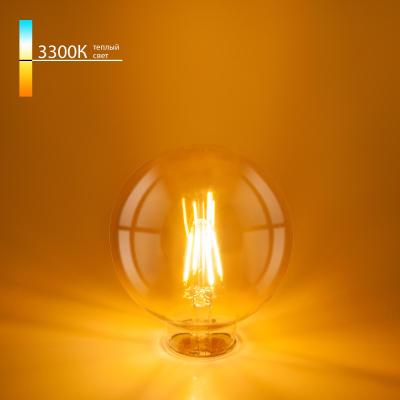 Филаментная светодиодная ретро лампа Dimmable Elektrostandard G95 6W 3300K E27