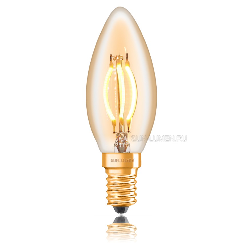 Качественная картинка Лампочка LED Sun Lumen, E40 (5W), прозрачная, арт. 057-035