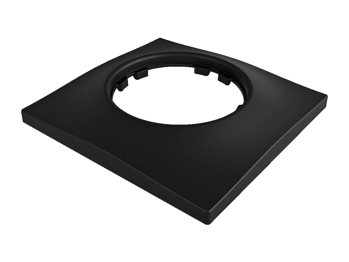 Ретро рамка Мезонин, серия Лахта, Геометрика, пластик, волна, скрытый монтаж, антрацит Ретро рамка Мезонин, серия Лахта, Геометрика, пластик, волна, скрытый монтаж, антрацит