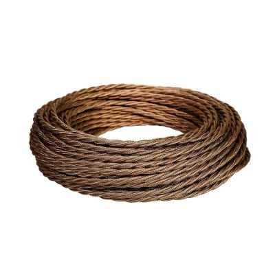 Ретро провод витой Мезонин бронза