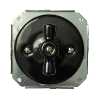 Ретро выключатель Retrika, Colony, внутренний монтаж, керамика, черный Ретро выключатель Retrika, Colony, внутренний монтаж, керамика, черный