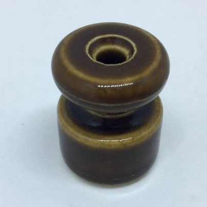 Качественная картинка Изолятор ЦИОН, размер D23 х H18 мм, керамика, карамель