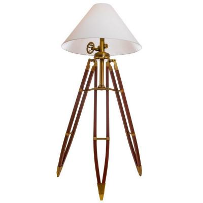 LOFT IT Торшеры  1x60W Цоколь E27 H1950-2300 D900 материал основани: Металл+Дерево; материал плафона