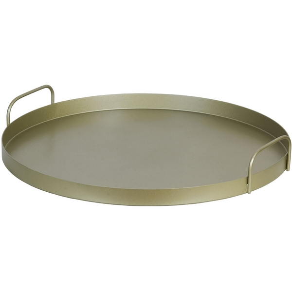 Качественная картинка Декоративный поднос для торшера-столика Lussole матовое золото