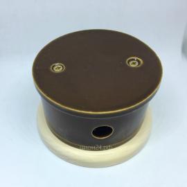 Ретро распределительная коробка ЦИОН, D 80, карамель
