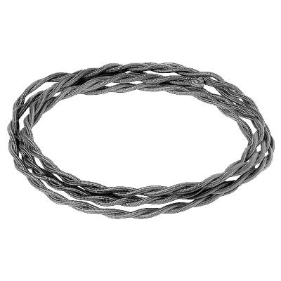 Ретро провод витой термостойкий Salvador графит Ретро провод витой термостойкий Salvador графит