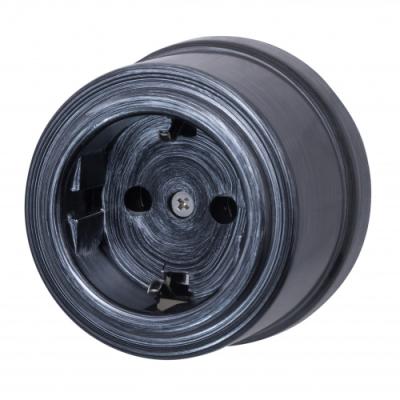 Ретро розетка электрическая Bironi, коллекция Лизетта, пластик серебряный век Ретро розетка электрическая Bironi, коллекция Лизетта, пластик серебряный век