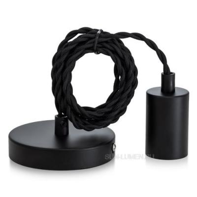 Подвес потолочный Sun Lumen, E27, длина 70, цвет черный (арт. 058-391)